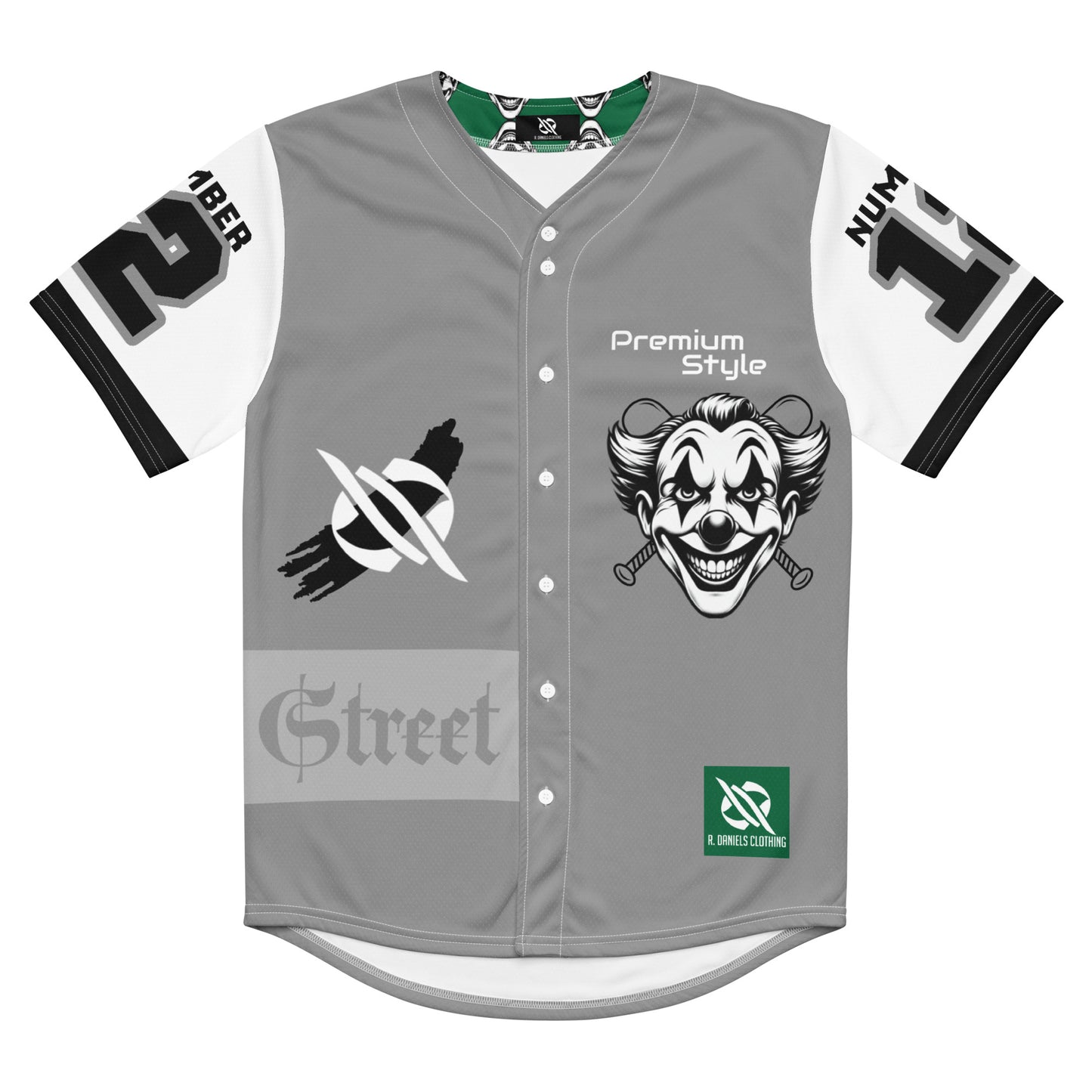 Grey-spec Baseball Jersey