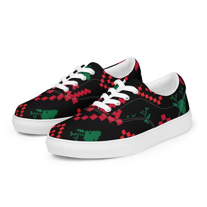 Women’s Canvas Shoes "Ugly Christmas" - R. Daniels Clothing