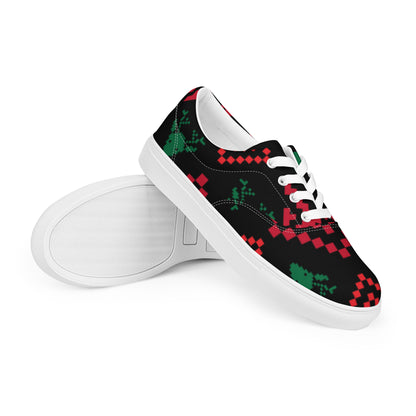 Women’s Canvas Shoes "Ugly Christmas" - R. Daniels Clothing